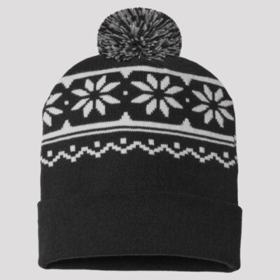 USA-Made Snowflake Beanie Thumbnail