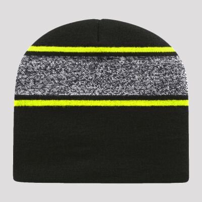 USA-Made Variegated Striped Beanie Thumbnail