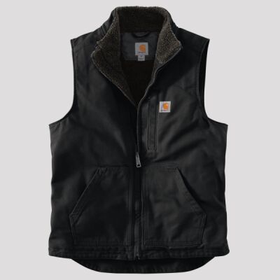Sherpa Lined Mock Neck Vest Thumbnail