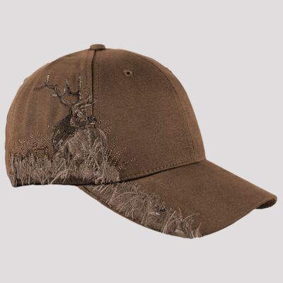 Brushed Cotton Twill Elk Cap Thumbnail