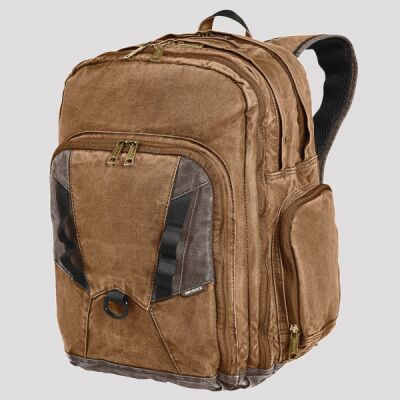 Heavy Duty Traveler Canvas Laptop Backpack Thumbnail