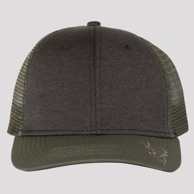 Structured Mid Profile Heather Trucker Hat Thumbnail