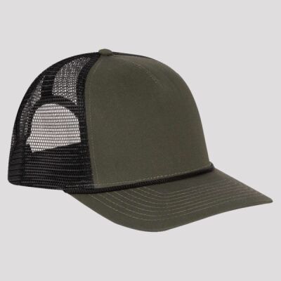 Cotton Retro Rope Trucker Hat Thumbnail