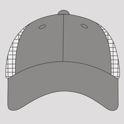 Heathered Cotton Polyester Trucker Hat Thumbnail