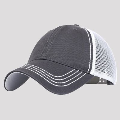 Garment Washed Cotton Mesh Back Hat Thumbnail