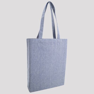 Midweight Recycled Cotton Gusseted Tote Thumbnail