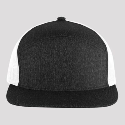 Heather 6-Panel Arch Trucker Snapback Cap Thumbnail