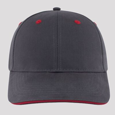 Brushed Twill Cap With Sandwich Bill Thumbnail
