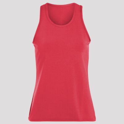 Ladies Poly/Spandex Solid Racerback Tank Thumbnail