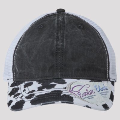 Women's Printed Bill with Mesh Back Cap Thumbnail