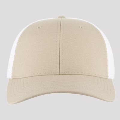 OTTO CAP "OTTO FLEX" Fitted 6 Panel Low Profile Mesh Back Trucker Hat Thumbnail