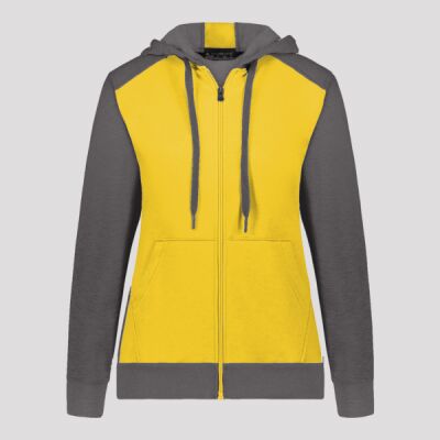 Ladies Three-Season Fleece Full Zip Hoodie Thumbnail