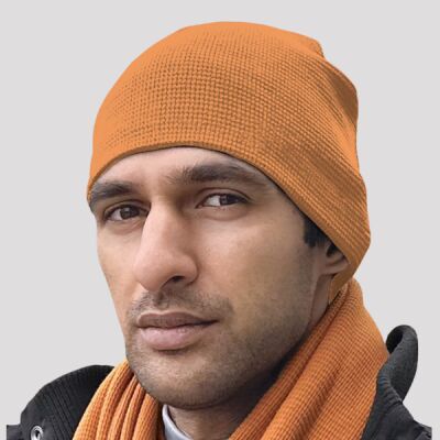 USA Made 8" Cotton Thermal Beanie Thumbnail