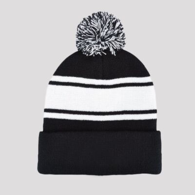 Knit Beanie With Pom Pom Thumbnail