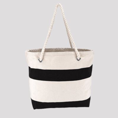 Cotton Resort Tote Bag with Rope Handle Thumbnail