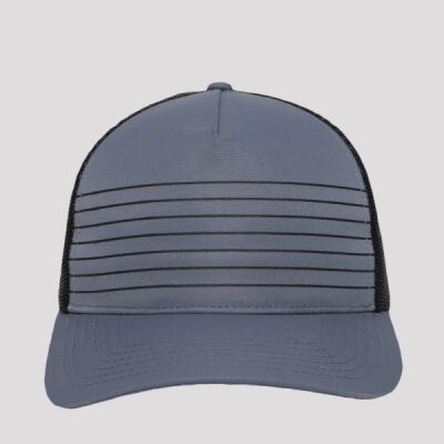 Striped 5-Panel Trucker Cap Thumbnail