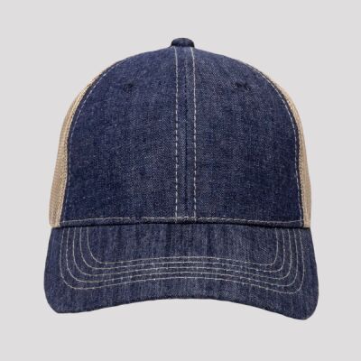 Heavy Washed Denim Mesh Back Thumbnail