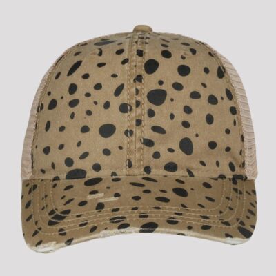 Printed Distressed Tea-Stained Mesh Thumbnail