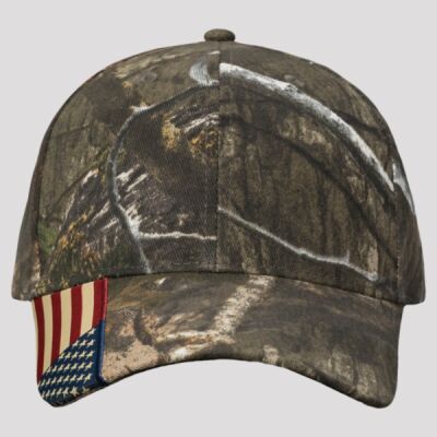 Camo Woven USA Flag Cap Thumbnail