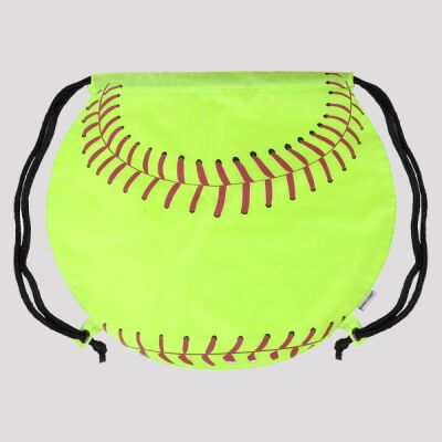 Softball Drawstring Bag Thumbnail