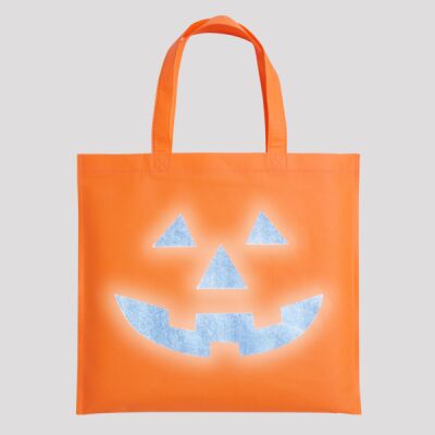 Halloween Pumpkin Reflective Tote Bag Thumbnail