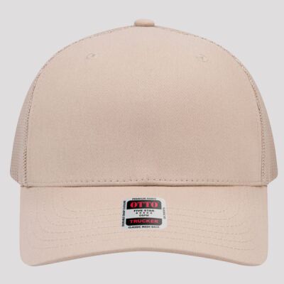 OTTO CAP Seamless 6 Panel Mid Profile Mesh Back Trucker Hat Thumbnail