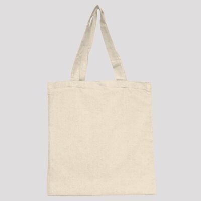 Cotton Canvas Tote Bag With Self Fabric Handles Thumbnail