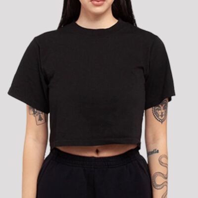 Women's Garment-Dyed Crop T-Shirt Thumbnail