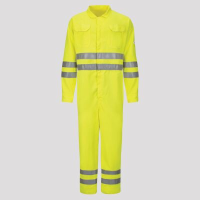 Men's Hi-Vis Deluxe Coverall with Reflective Trim - CoolTouch® 2 - 7 oz. Thumbnail