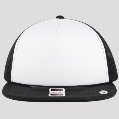 OTTO CAP "OTTO SNAP" 5 Panel Pro Style Mesh Back Trucker Snapback Hat Thumbnail