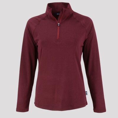 Cutter & Buck Coastline Epic Comfort Recycled Womens Quarter Zip Thumbnail