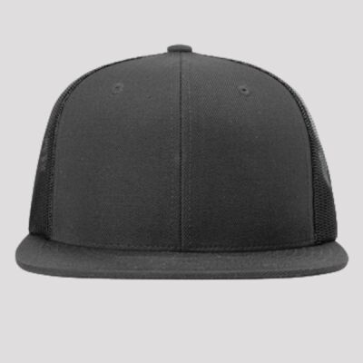 Acrylic Wool Blend Flatbill Trucker Thumbnail