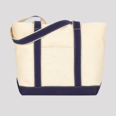 Windward Large Cotton Canvas Classic Resort Tote Thumbnail