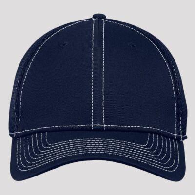 Stretch Mesh Contrast Stitch Cap Thumbnail