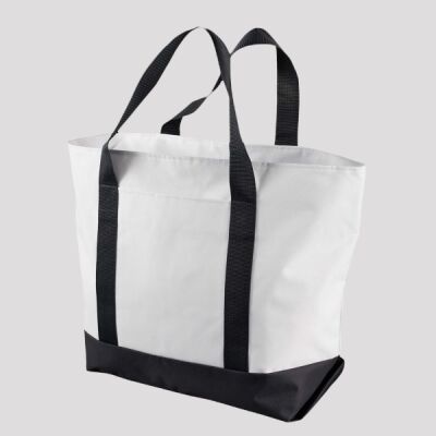 Bay View Giant Zipper Beach Tote Thumbnail