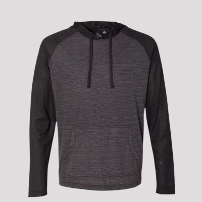 Unisex Yarn-Dyed Hooded Raglan T-Shirt Thumbnail