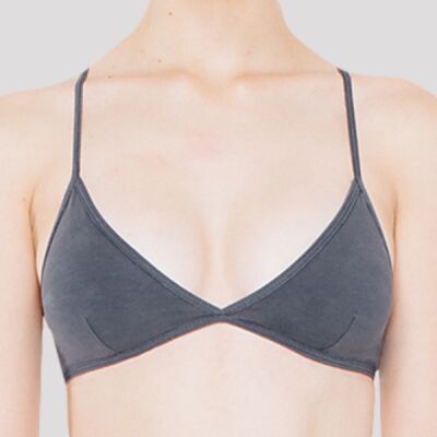 8319 Cotton Spandex Jersey Crossback Bra Thumbnail