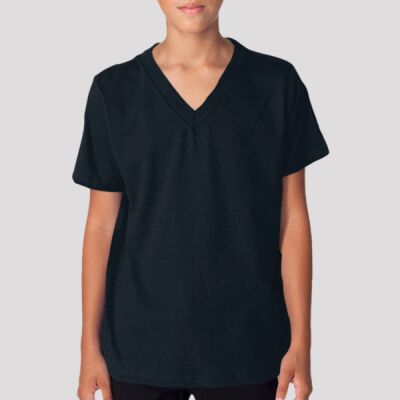 2256 Youth Fine Jersey V-Neck T-Shirt Thumbnail