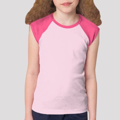 4277 Youth Baby Rib Cap Sleeve Raglan Thumbnail