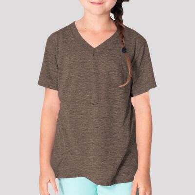 TR156 Toddler Tri-Blend V-Neck T-Shirt Thumbnail
