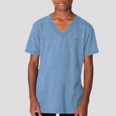 TR256 Youth Tri-Blend V-Neck T-Shirt Thumbnail