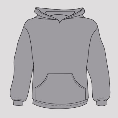MT297 Youth Salt and Pepper Zip Hoody Thumbnail