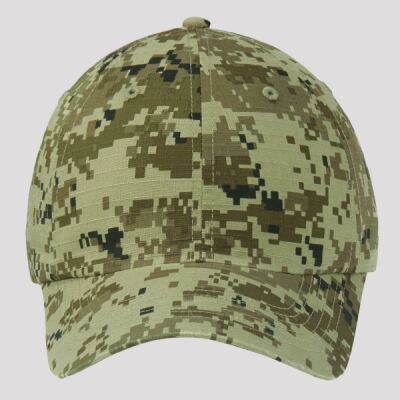 Digital Ripstop Camouflage Cap Thumbnail
