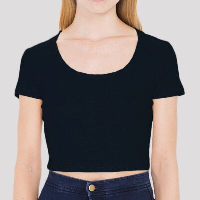 4380 Baby Rib Crop T-Shirt Thumbnail