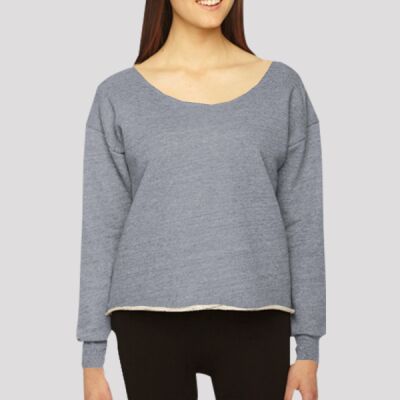 HVT316 Heavy Terry Athletic Crop Sweatshirt Thumbnail