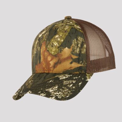 Structured Camouflage Mesh Back Cap Thumbnail