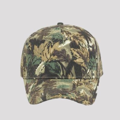 OTTO CAP Camouflage 5 Panel Mid Profile Baseball Cap Thumbnail