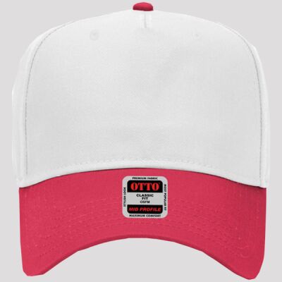 OTTO CAP 5 Panel Mid Profile Baseball Cap Thumbnail