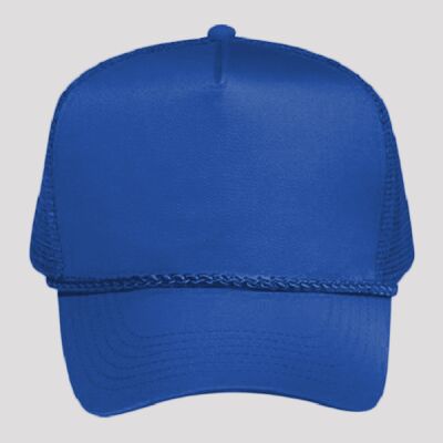 OTTO CAP 5 Panel Mid Profile Mesh Back Trucker Hat Thumbnail