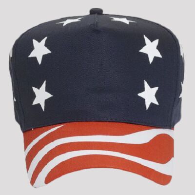 OTTO CAP 5 Panel Mid Profile Baseball Cap Thumbnail